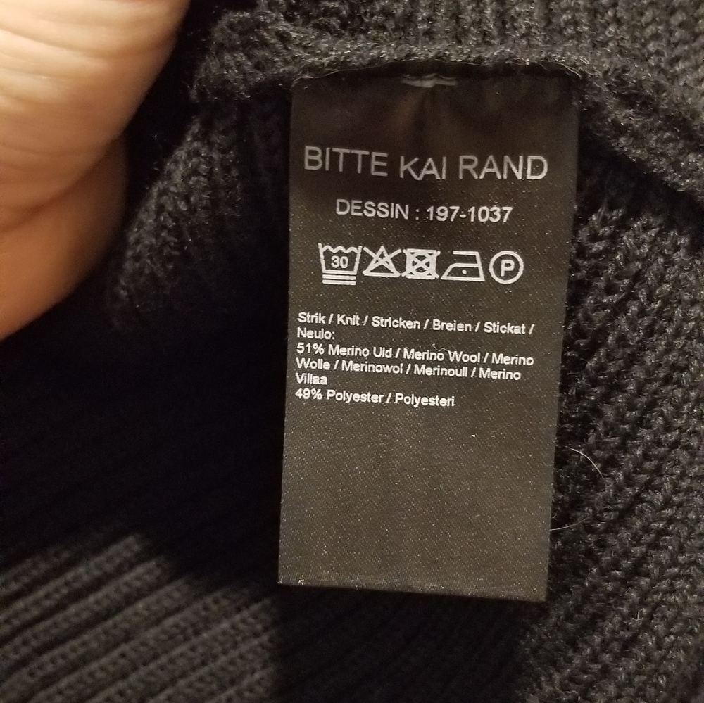 BITTE KAI RAND asymmetrical black gold swe… - Picture 3 of 4